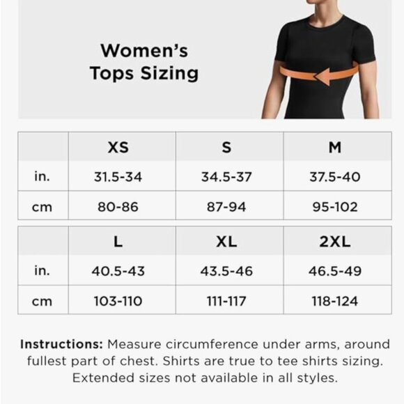 Tommie Copper Shoulder Support Shirt for Women, szM - Picture 5 of 16